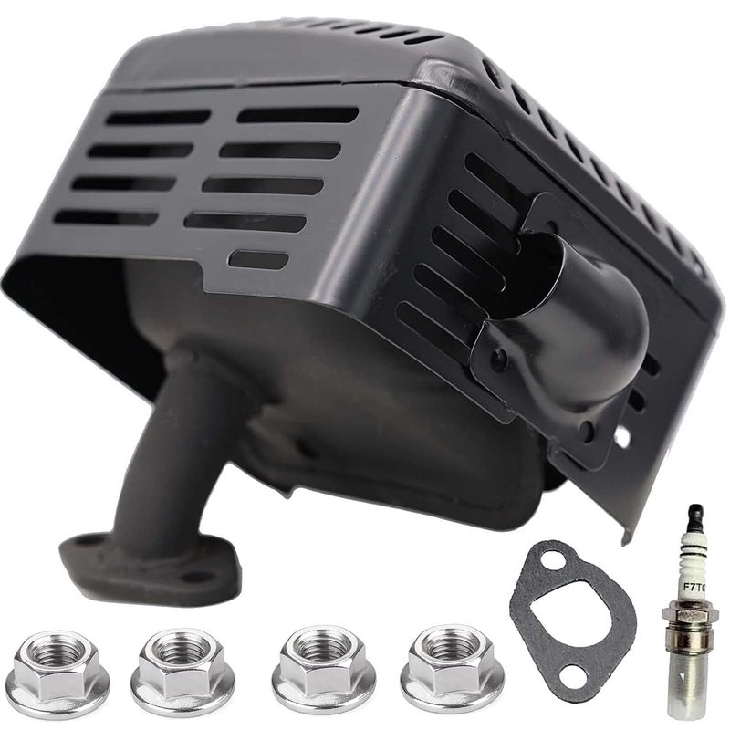 FJSaDobo GX160 GX200 5.5hp 6.5hp Clone GX120 GX140 159cc 196cc 212cc Engine Motor Muffler Exhaust Assembly with Exhaust Pipe Replacement - Image 1